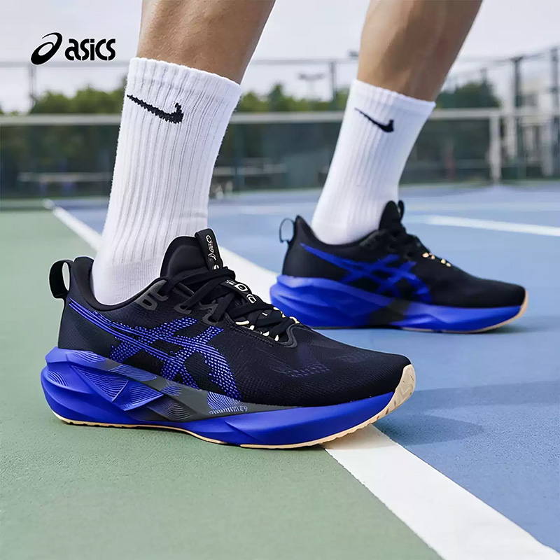 Badminton Victory - 아식스 노바블라스트 5 블랙 로얄 블루