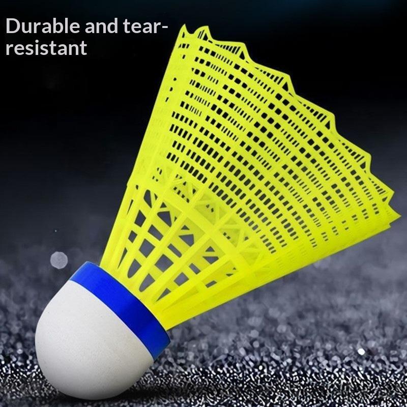 3/6/12개입 내구성 있는 노란색 나일론 셔틀콕 배드 - Badminton Shuttlecock 리뷰 및 가격