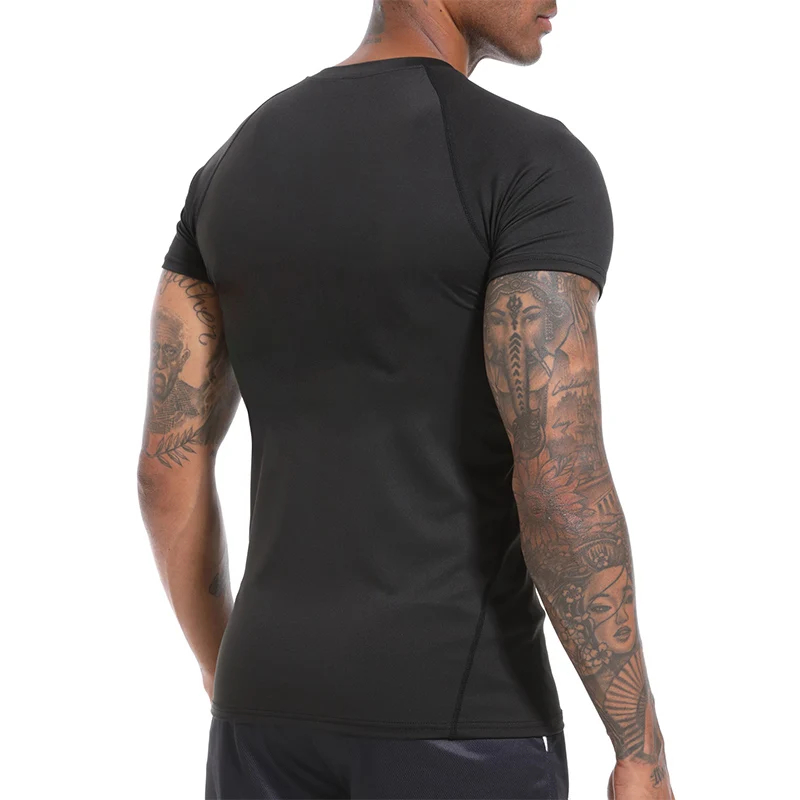 남성용 프린트 컴프레션 셔츠 여름 반팔 래쉬가드 짐 운 - T Shirt Dry Fit 리뷰 및 가격